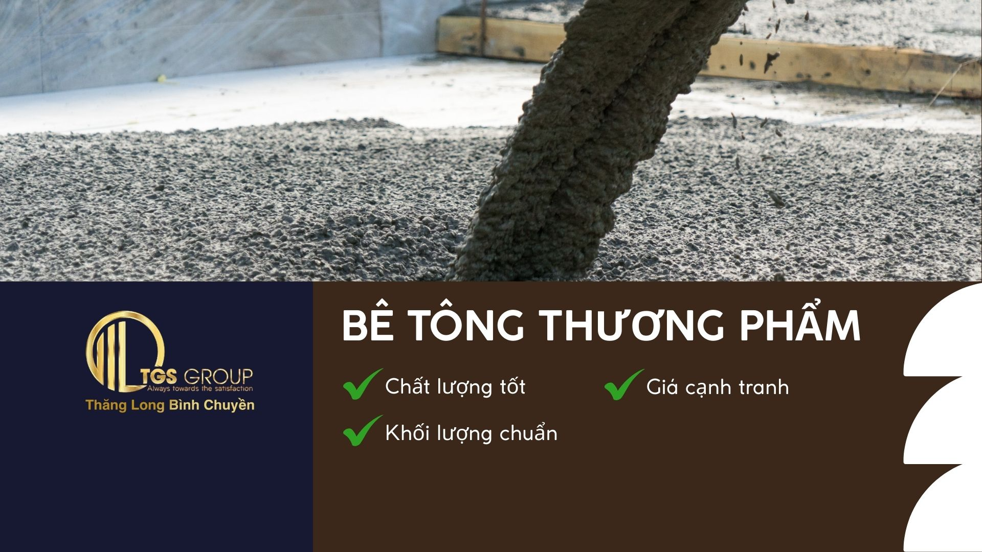 Đổ bê tông thương phẩm tại công trình
